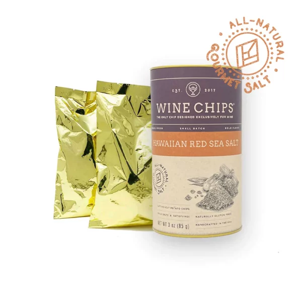 Wine Chips Hawaiian Red Sea Salt