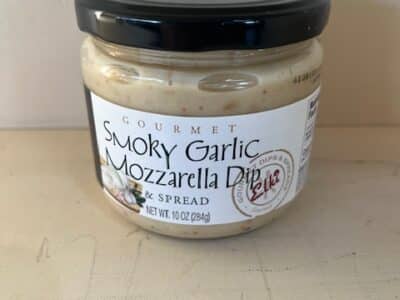 Smoky Garlic Mozzarella Dip
