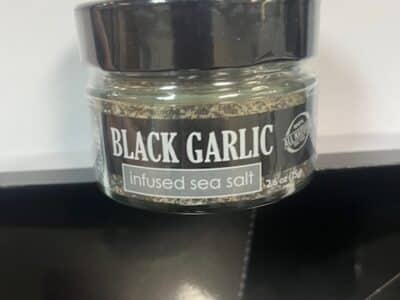 Black Garlic infused sea salt