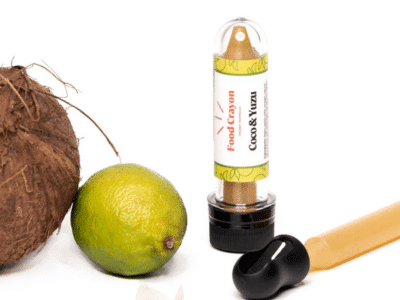 Coconut and Yuzu Food Crayon