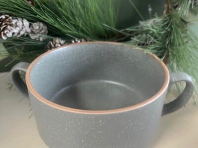 Soup bowl - grey