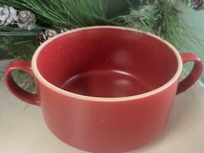 Soup bowl - red