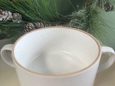 Soup bowl - white